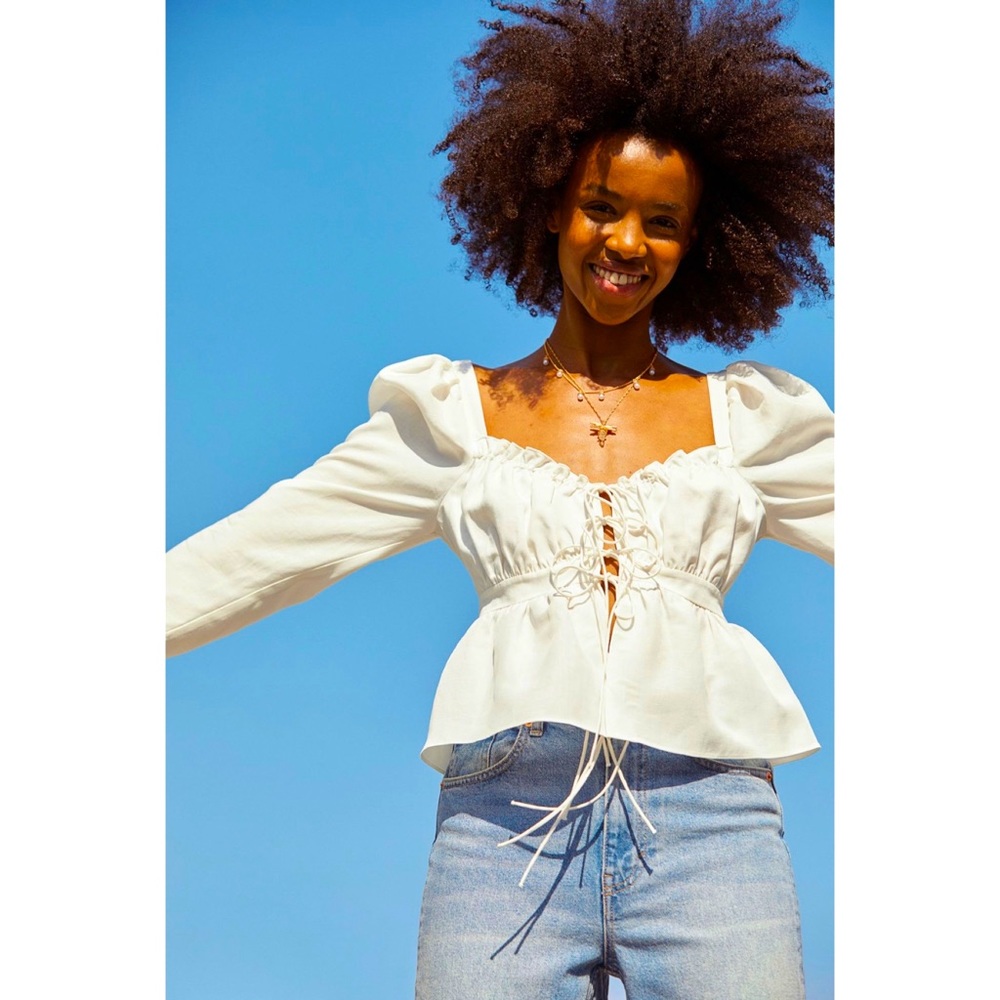 H&M x Brock Collection Lyocell-blend Blouse